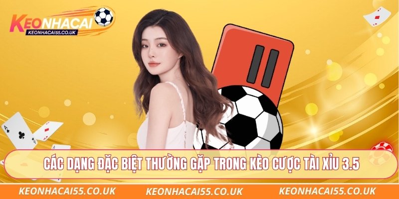 Các dạng đặc biệt thường gặp trong kèo cược tài xỉu 3.5